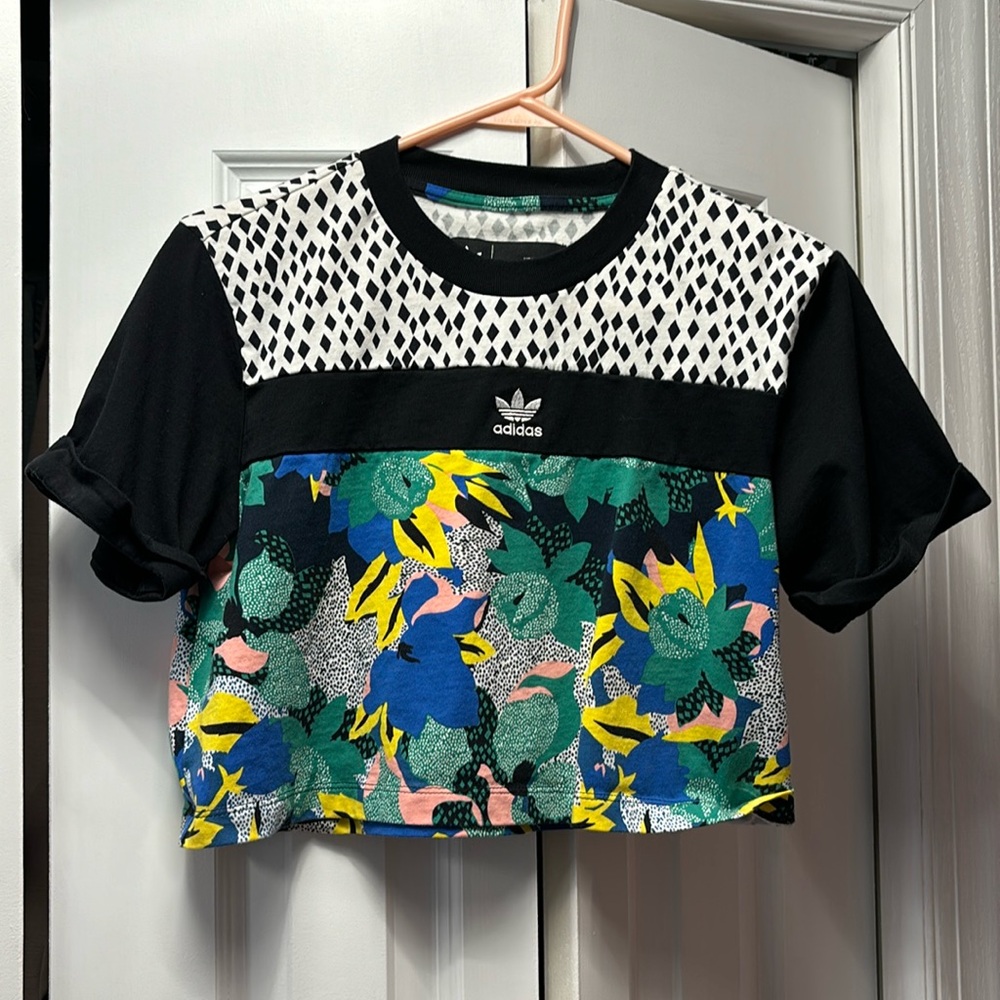 Her Studio London Crop Top “Green/Multicolor”